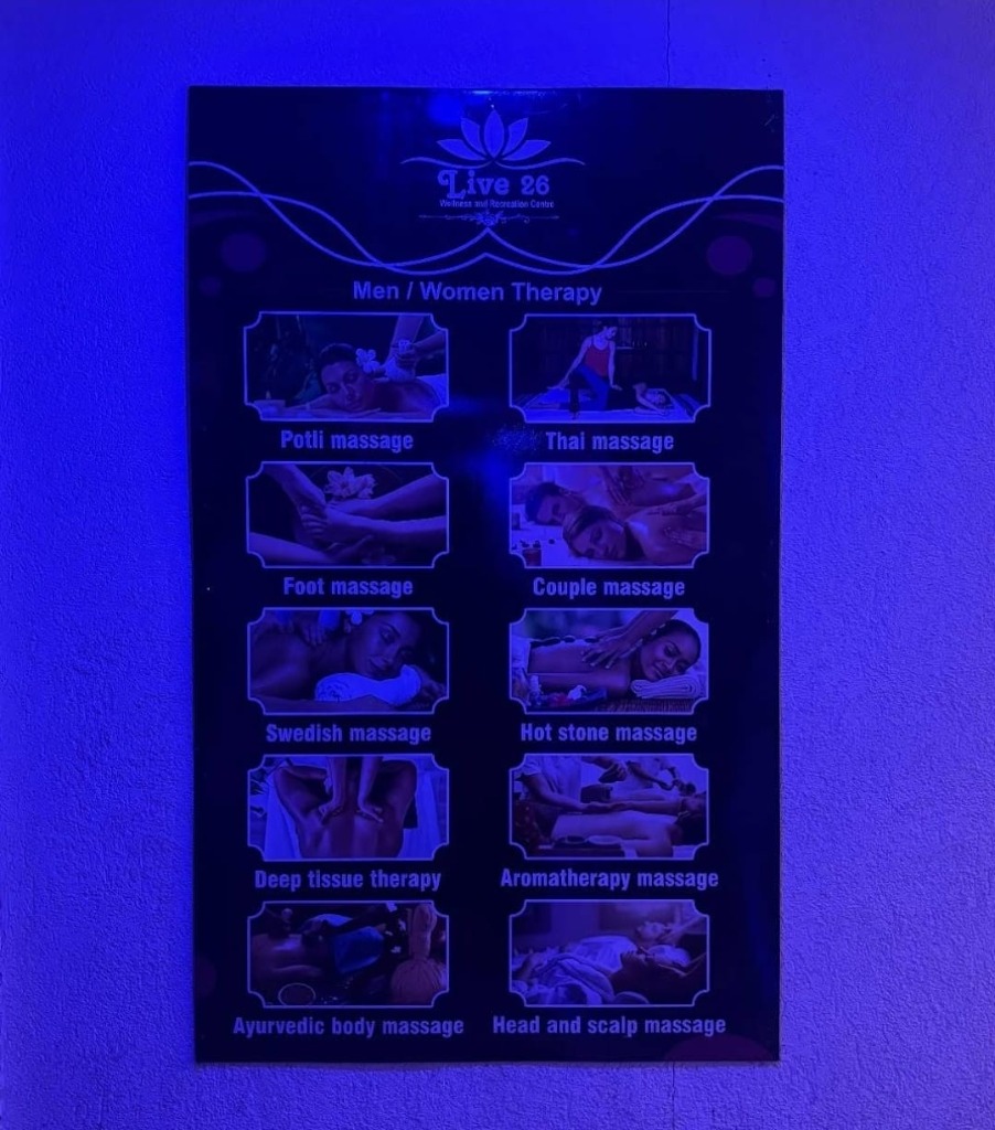 Therapy Menu